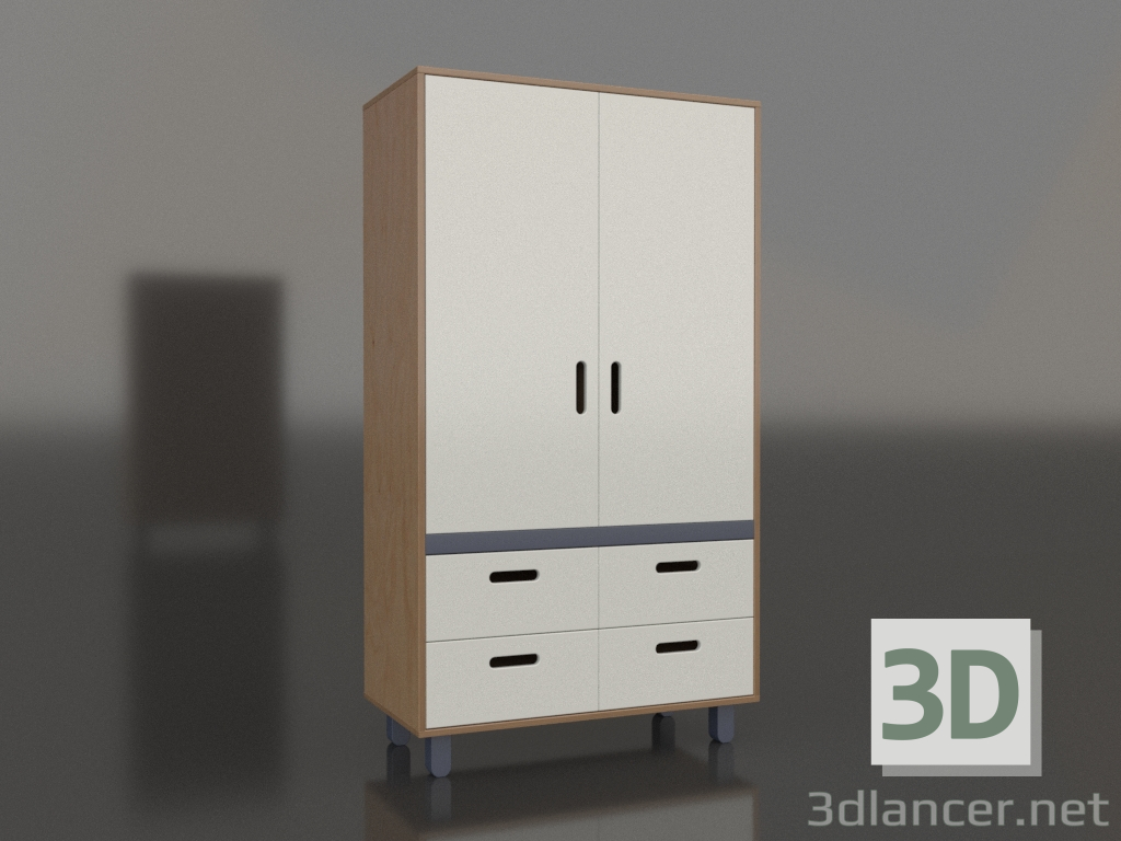 modèle 3D Armoire fermée TUNE HB (AVEC BA) - preview