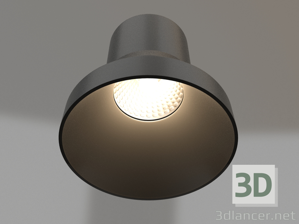 3d model Lámpara MS-VOLCANO-BUILT-R65-6W Day4000 (BK, 38 grados, 230V) - vista previa