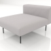 3d model Sofa module 1 seater - preview