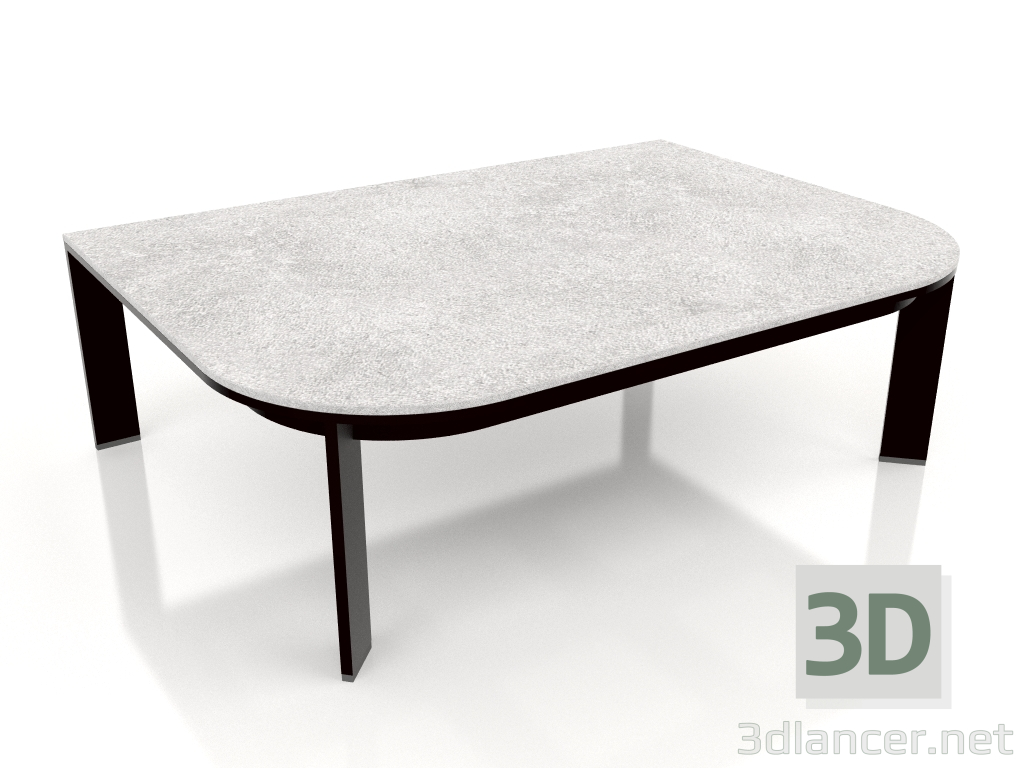 3D modeli Yan sehpa 60 (Siyah) - önizleme