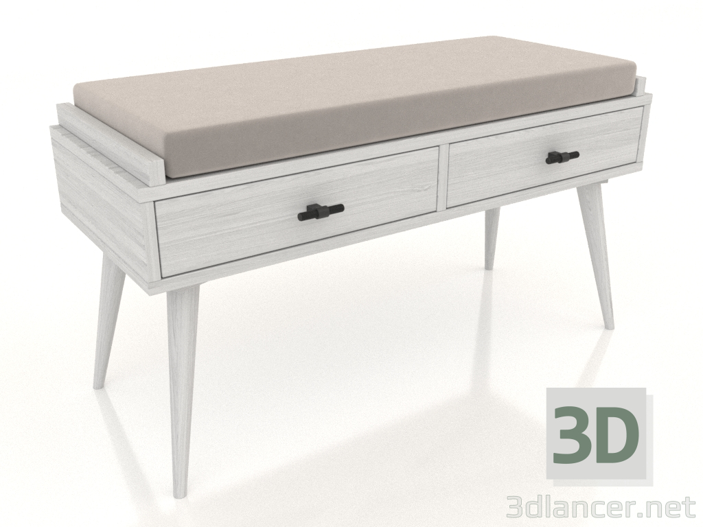 Modelo 3d Banquete (branco RAL 9010) - preview