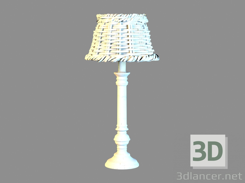 Modelo 3d Luminária de mesa A3400LT-1WH - preview