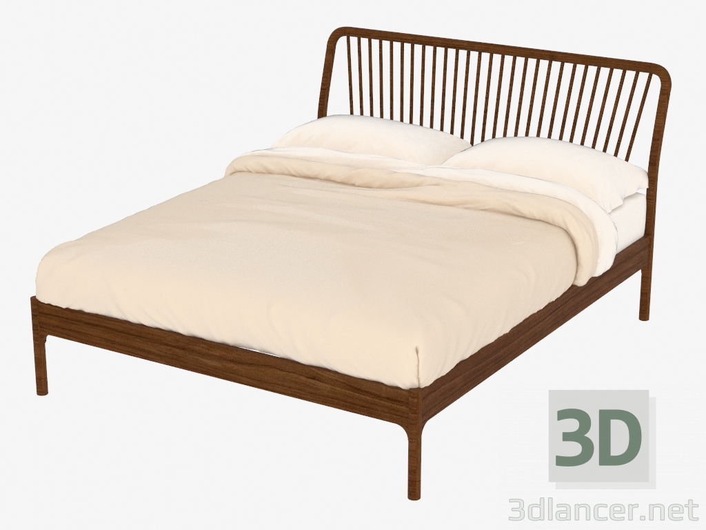 Modelo 3d Cama de casal Sveva - preview