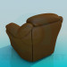 3d model Leather chair - preview