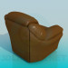 3d model Leather chair - preview