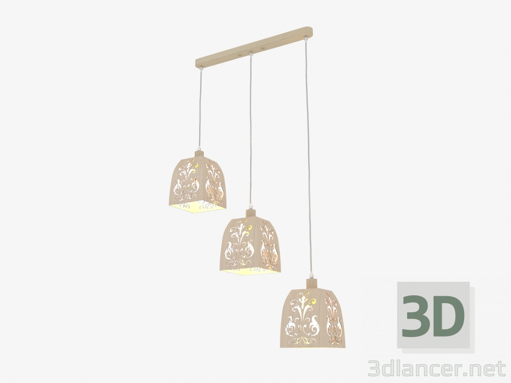 3d model Suspension lamp FERRO (ARM610-03-W) - preview