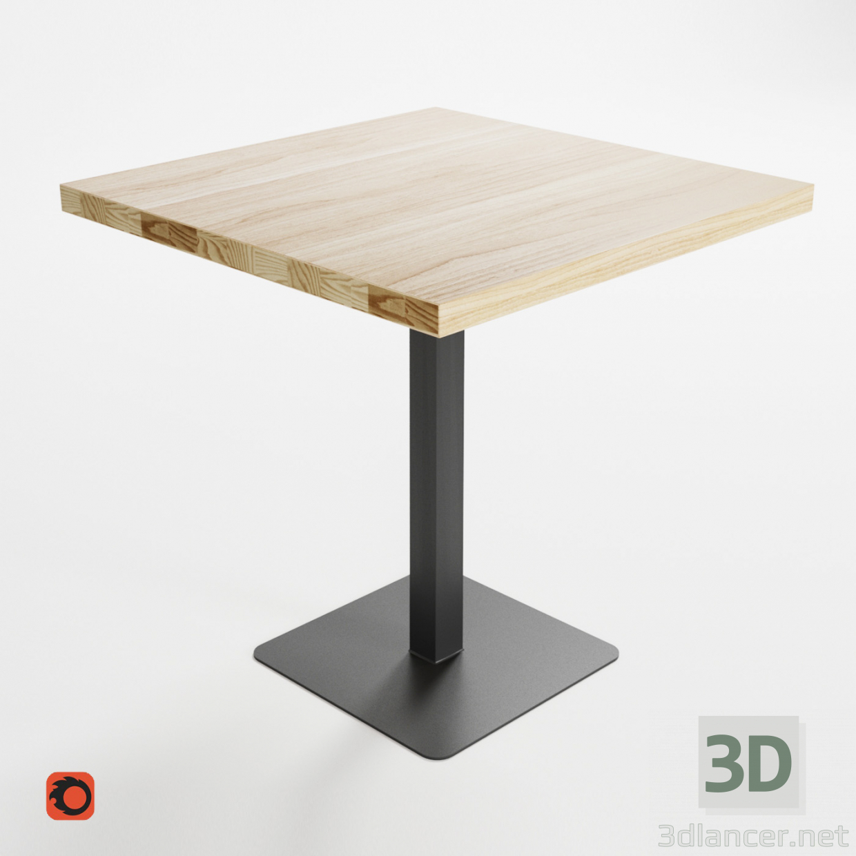 3d model Bar table - preview