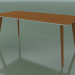 Modelo 3d Mesa retangular 3505 (H 74 - 180x90 cm, M02, efeito teca, opção 2) - preview