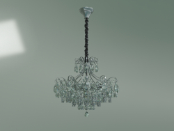 Lustre suspendu 10080-6 (cristal chromé clair Strotskis)