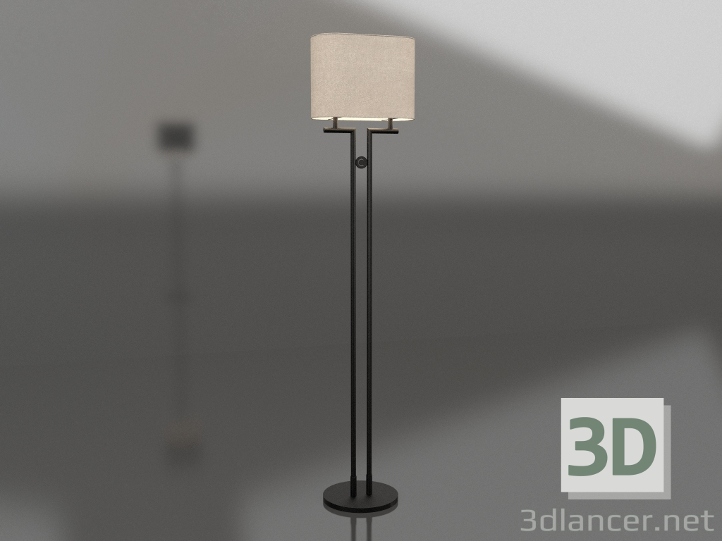 3d model Lámpara de pie (S589) - vista previa