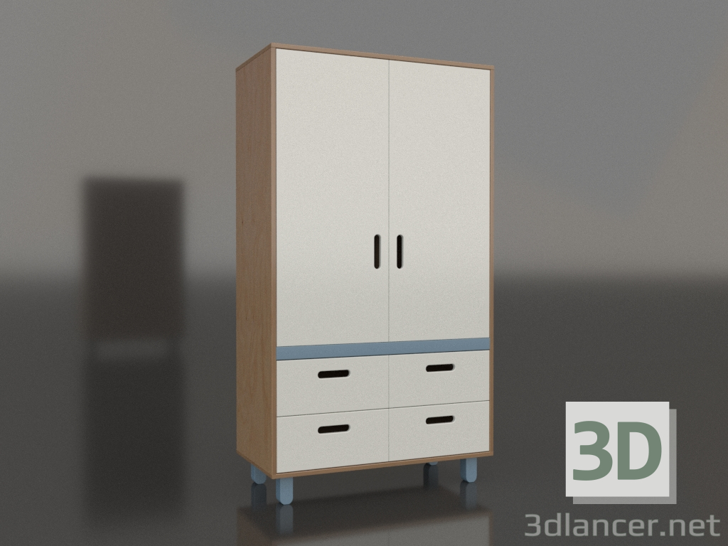 3d model Wardrobe closed TUNE HB (WZTHBA) - preview