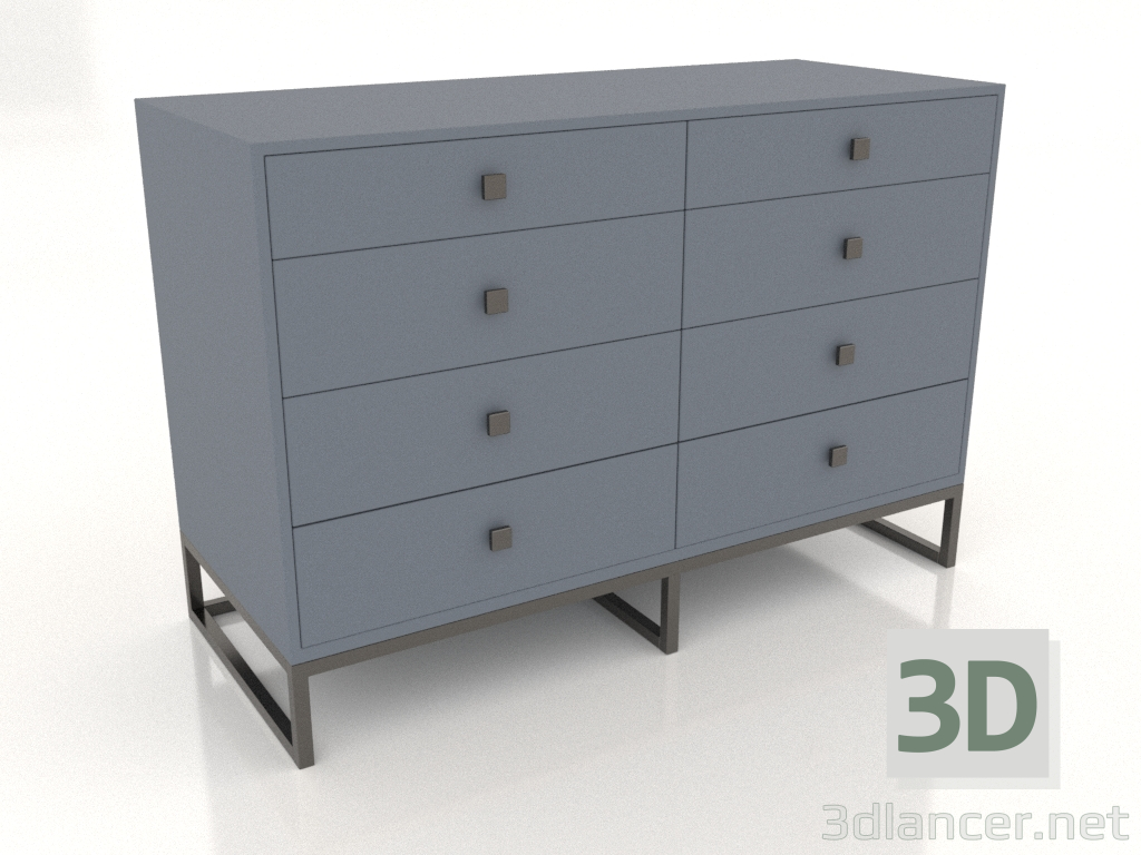 modèle 3D Commode (Azur) - preview