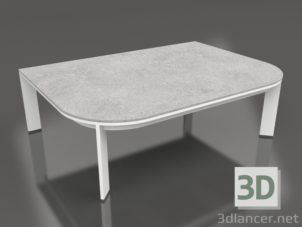 Modelo 3d Mesa lateral 60 (branca) - preview