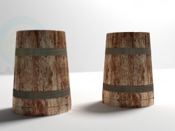 Wooden beer mug