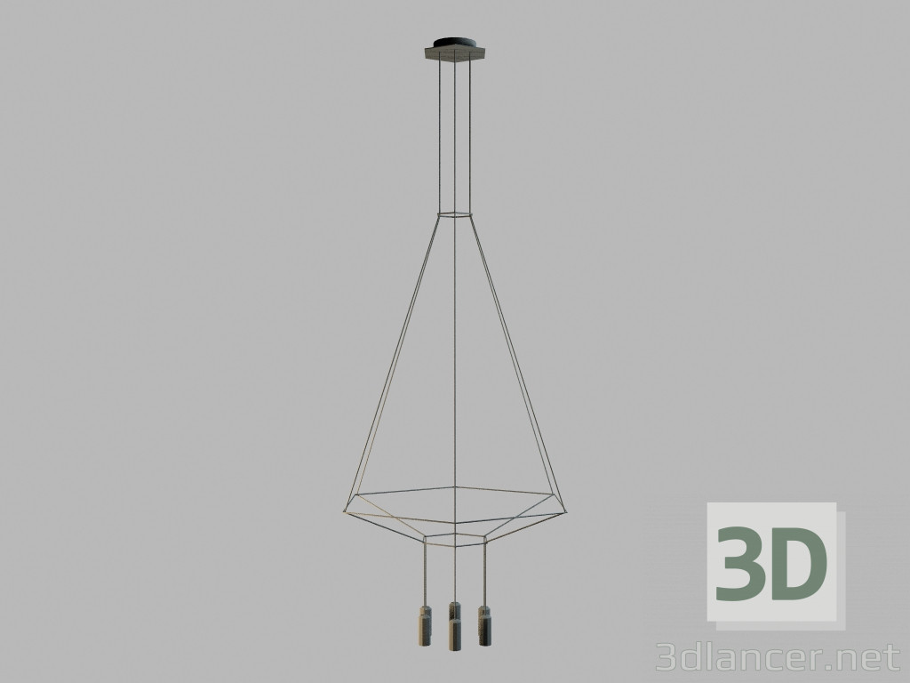 3D Modell 0305 Hängelampe - Vorschau