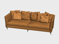 Sofa Victory Classic (orange, 250x99)