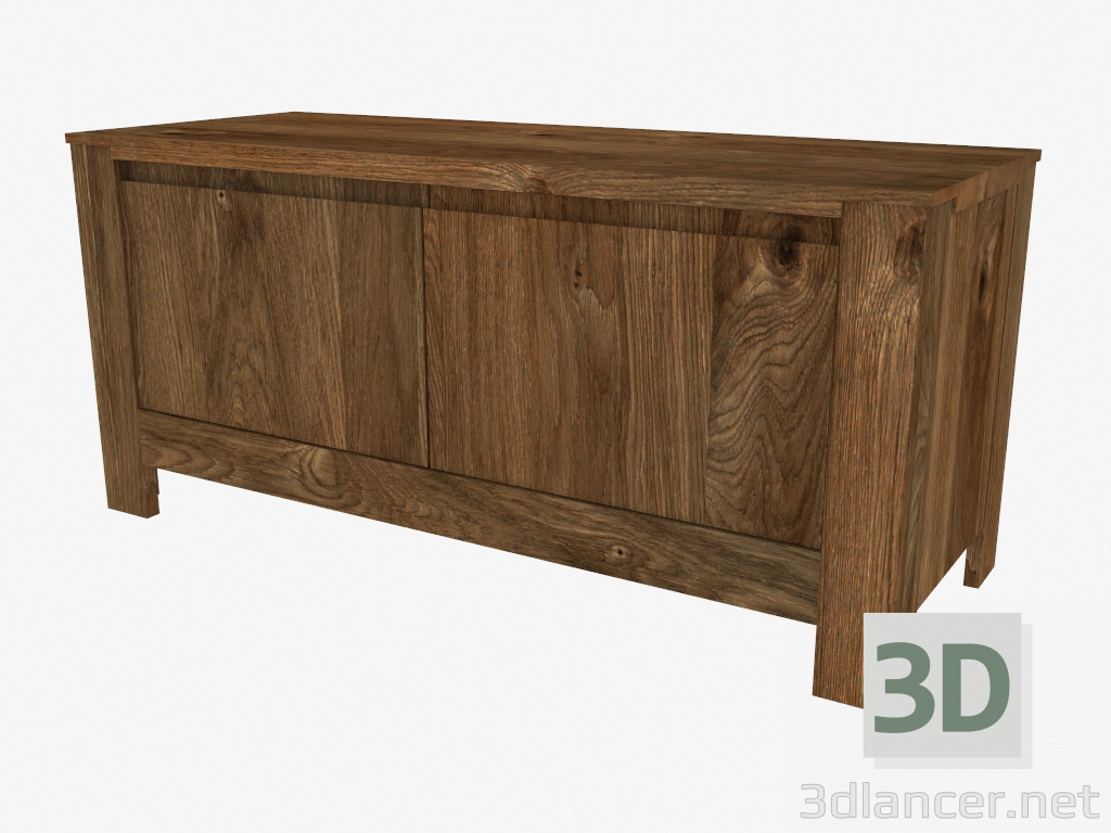 3d model Shoe cabinet (114 x 53 x 44 cm) - preview