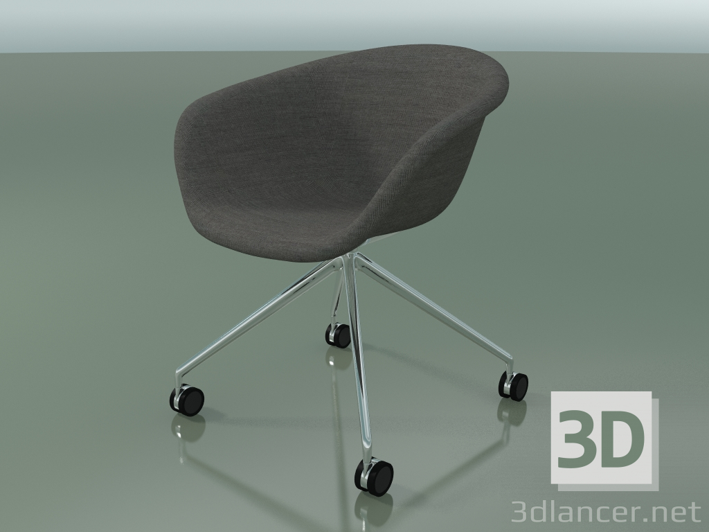 modello 3D Sedia 4237 (4 ruote, con rivestimento f-1221-c0134) - anteprima