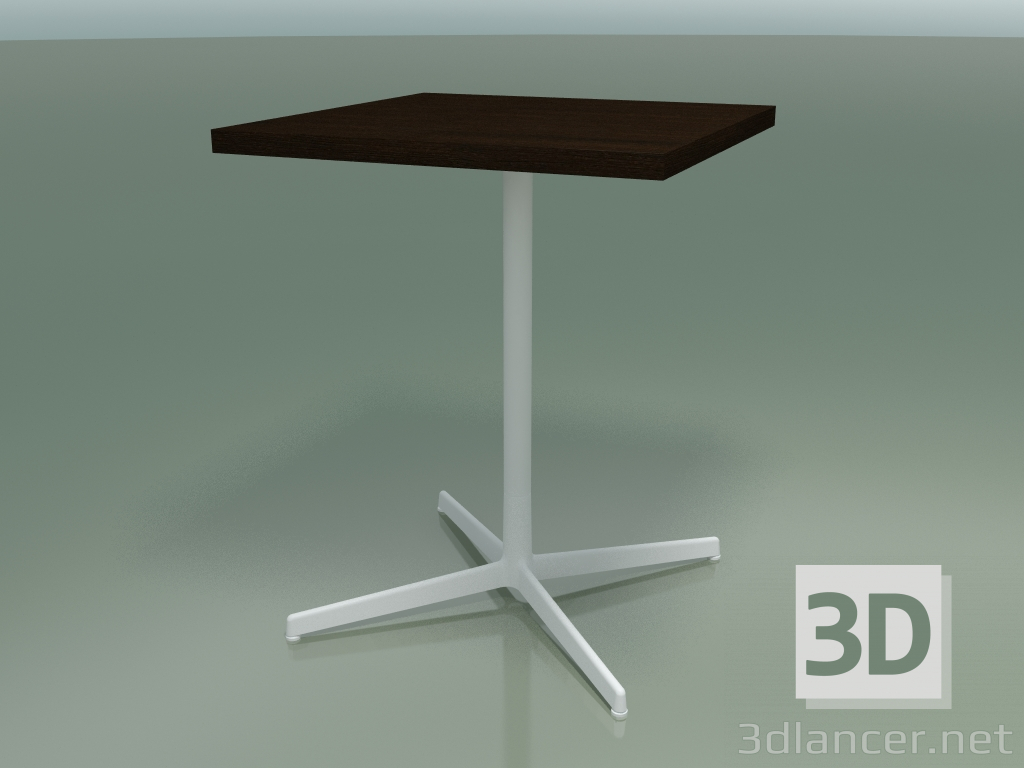 3D modeli Kare masa 5564 (H 74 - 60x60 cm, Wenge, V12) - önizleme