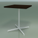 modèle 3D Table carrée 5564 (H 74 - 60x60 cm, Wengé, V12) - preview