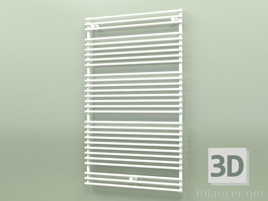 3d model Heated towel rail - Santorini (SAN 15 900 mm, RAL - 9016) - preview