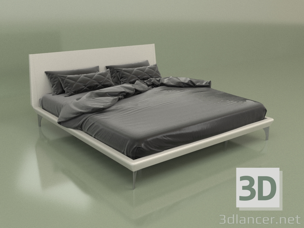 Modelo 3d Cama de casal GL 2018 (Cinza) - preview