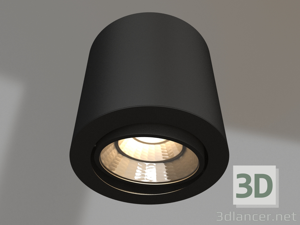 3d модель Светильник SP-FOCUS-R140-30W Day4000 (BK, 24 deg, 230V) – превью