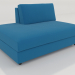 3d model Sofa module 83 single extended on the left - preview