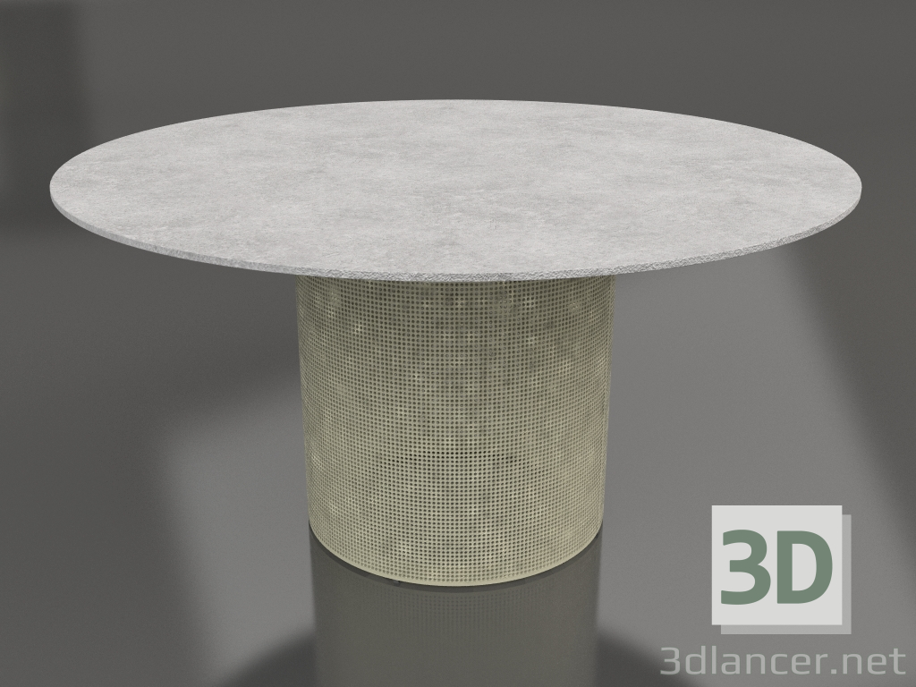 3d model Mesa de comedor Ø140 (Oro) - vista previa