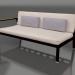 3d model Sofa module, section 1 left (Black) - preview