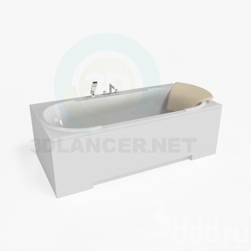 3d model bañera - vista previa