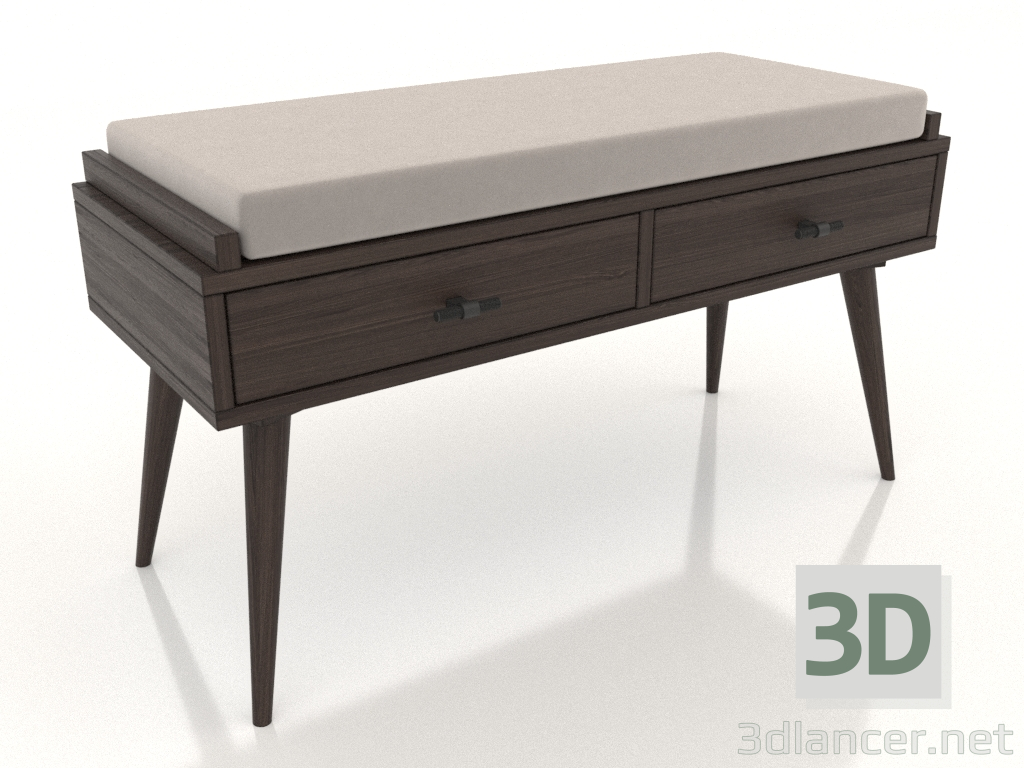 3d model Banquete (nuez de fresno) - vista previa