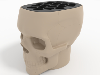 PORTA-CANECA DE CAVEIRA