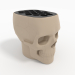 3d model SKULL PEN HOLDER - preview