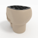 3d model SKULL PEN HOLDER - preview