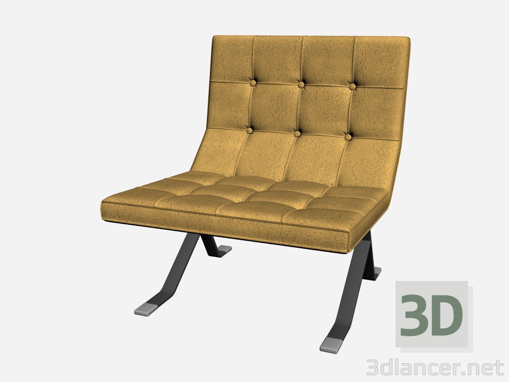 modèle 3D Fauteuil Nik - preview