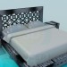 modello 3D Letto matrimoniale - anteprima