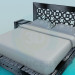 3D Modell Doppelbett - Vorschau