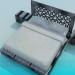 Modelo 3d Cama de casal - preview