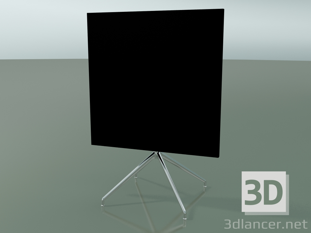 Modelo 3d Mesa quadrada 5708, 5725 (H 74 - 79x79 cm, dobrado, preto, LU1) - preview