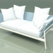 3D Modell Sofa 002 (Metal Milk, Batyline Sky) - Vorschau