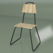 3d model Chair (black, light veneer) - preview