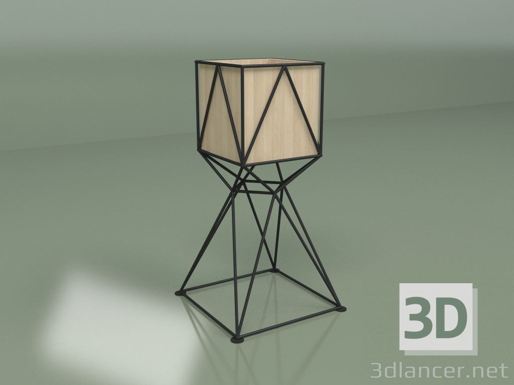 3D modeli Saksı HERBA 710 (doğal kül) - önizleme