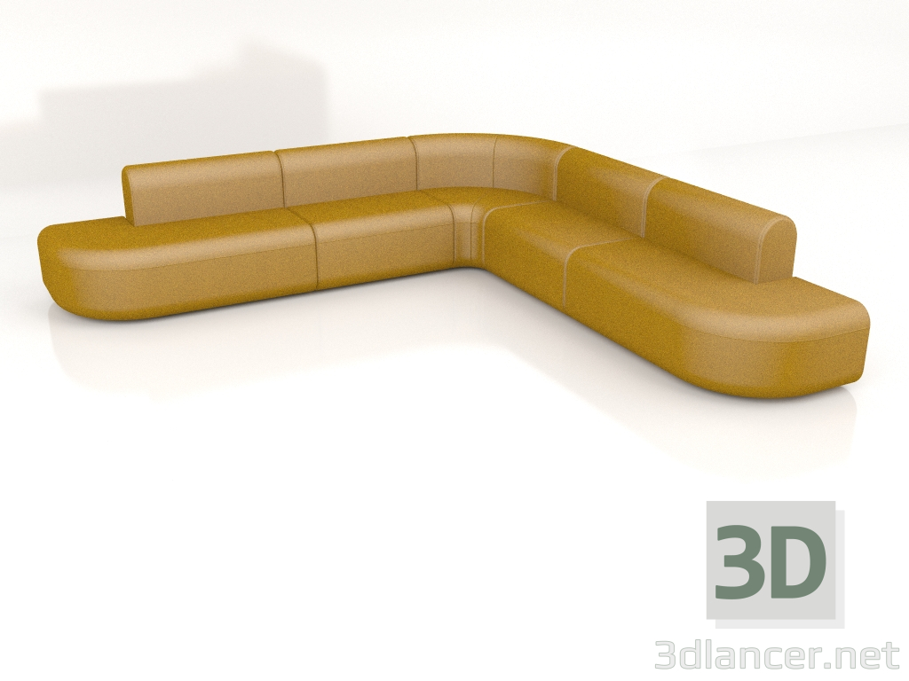 3d модель Диван Artiko Single Sofa AT26 (3210x3210) – превью