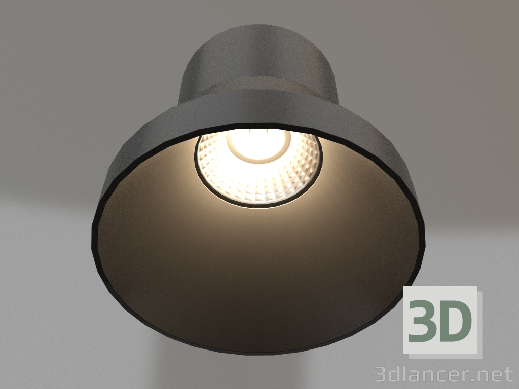 modello 3D Lampada MS-VOLCANO-BUILT-R82-10W Day4000 (BK, 38 gradi, 230V) - anteprima