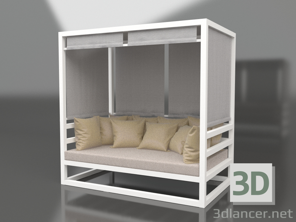 modello 3D Divano (Bianco) - anteprima