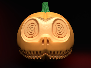 Cesta de doces de Halloween e porta-canetas