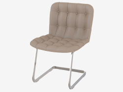 silla de cuero acolchado RH-304