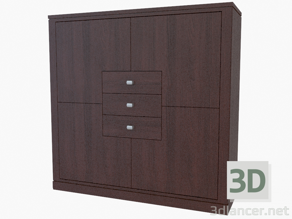 3D Modell Buffet hoch (675-42) - Vorschau