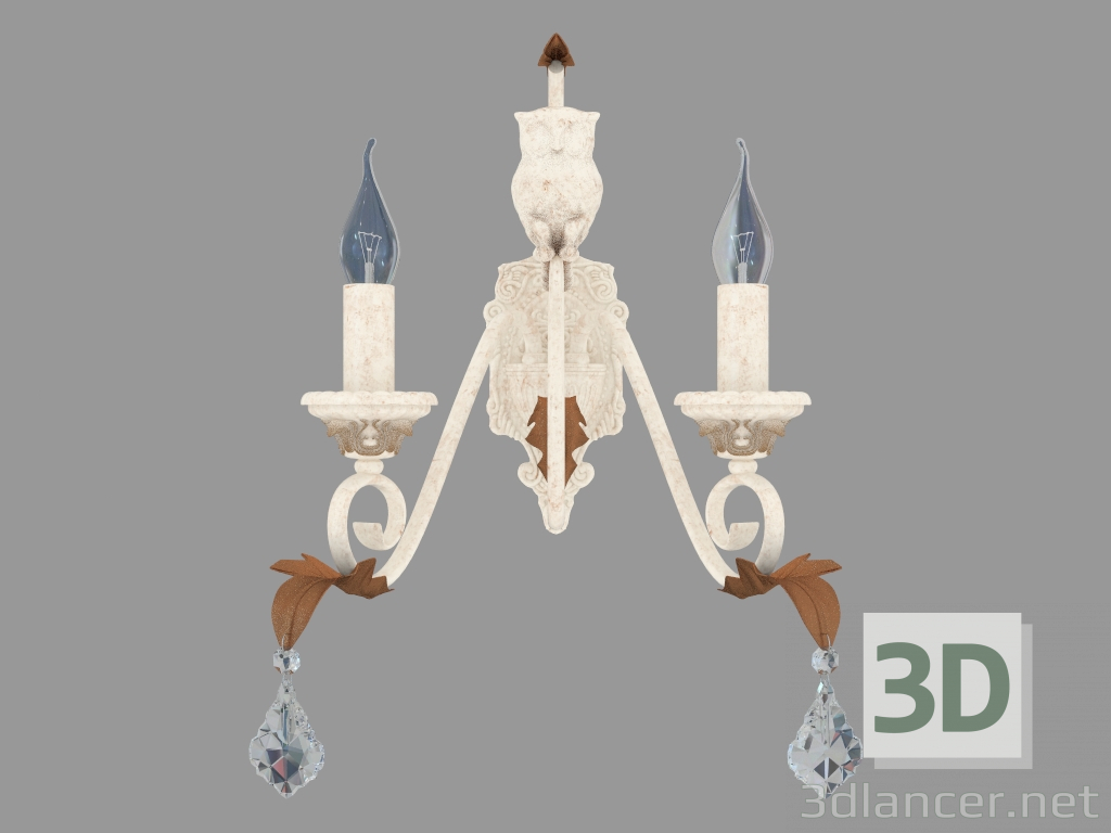 3d model Sconce ATHENA (ARM777-02-WG) - preview